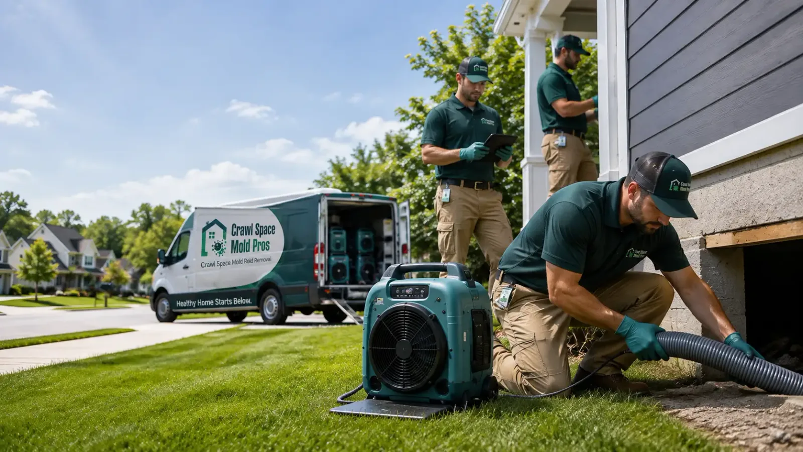Crawl Space Mold Removal in Clawson, MI